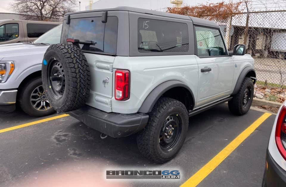 ?Cactus Gray Black Diamond with steel wheels (2-Door) | Bronco6G - 2021 ...