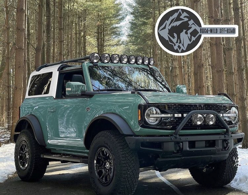 Wildtrak Bronco rendered in green Bronco6G 2021+ Ford Bronco