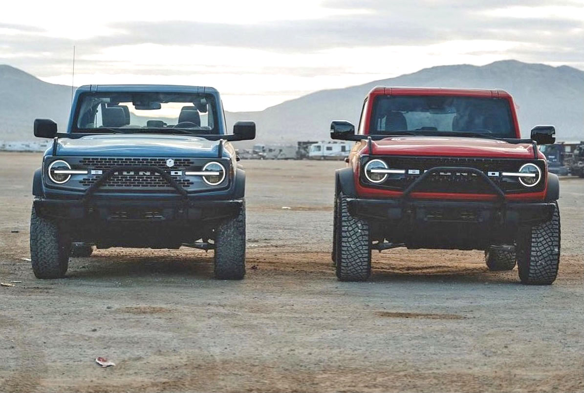 Badlands vs Wildtrak side by side Bronco6G 2021+ Ford Bronco