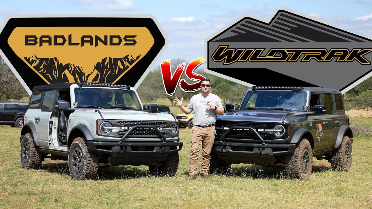 Badlands vs Wildtrak Bronco Comparison Video Bronco6G 2021+ Ford