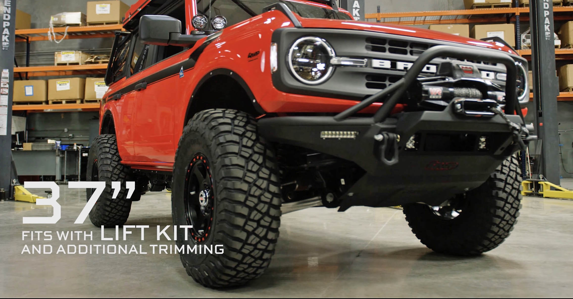 32's vs 35's vs 37's mounted on Bronco Outer Banks with 4 lift