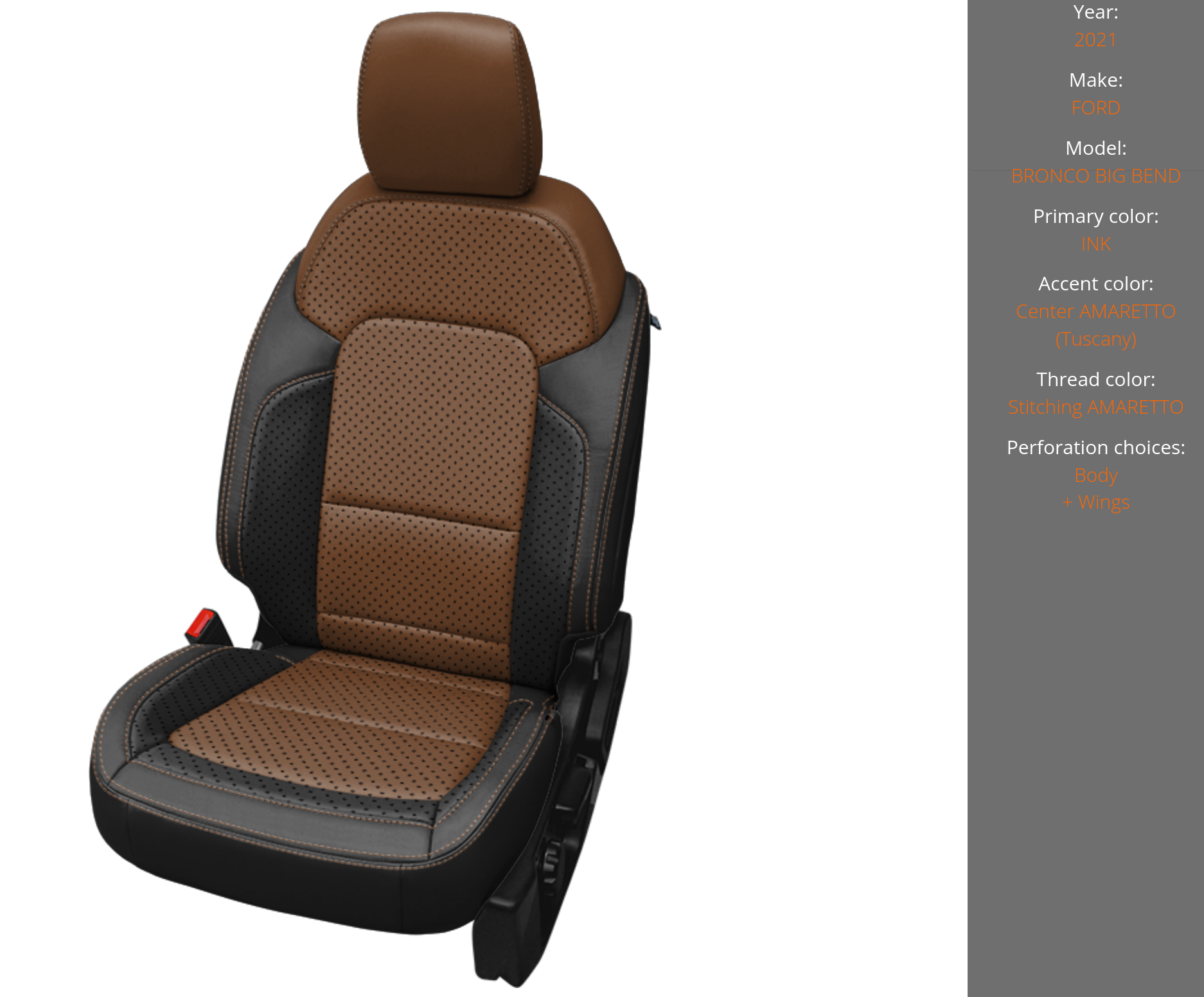 Katzkin Leather Seat Covers Now Available For 2021+ Bronco Bronco6G