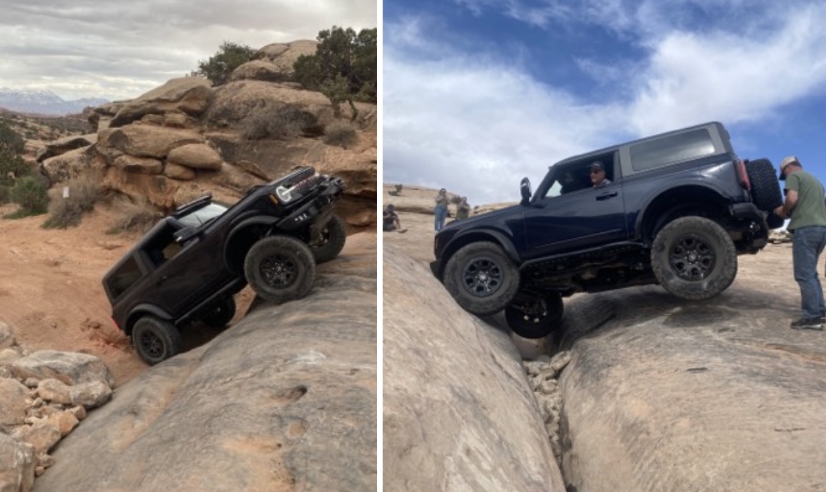 Stock Two Door Sasquatch Wildtrak takes on Moab | Bronco6G - 2021+ Ford ...