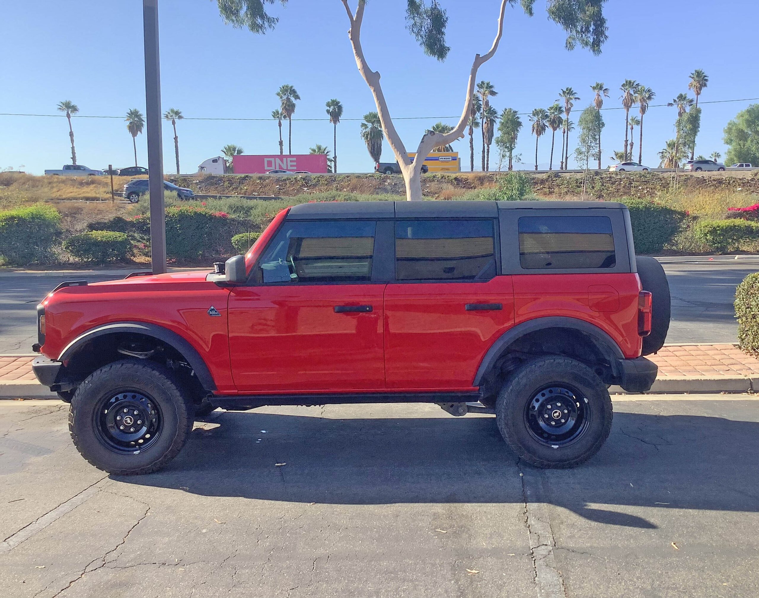 Bilstein 5100 adjustable lift shocks installed. Before & after pics ...