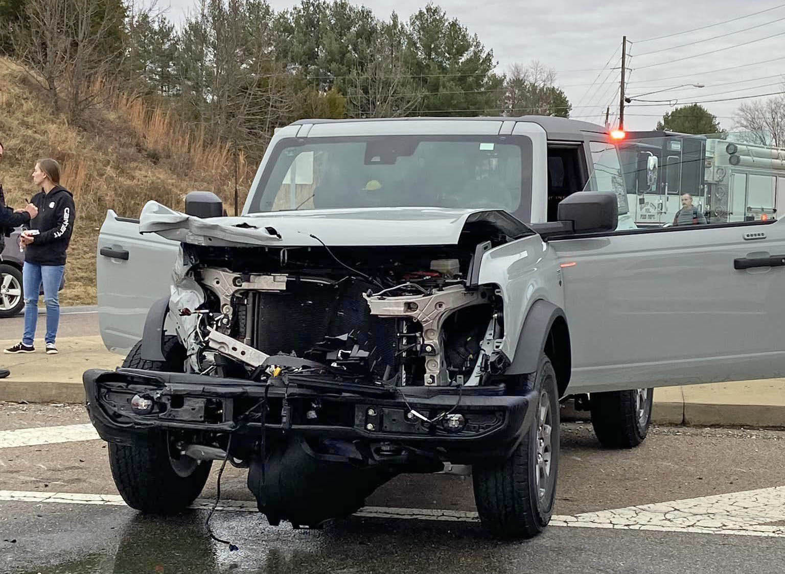 Bronco hit by red light runner 5 days after buying it! 🚨😫 Bronco6G 2021+ Ford Bronco