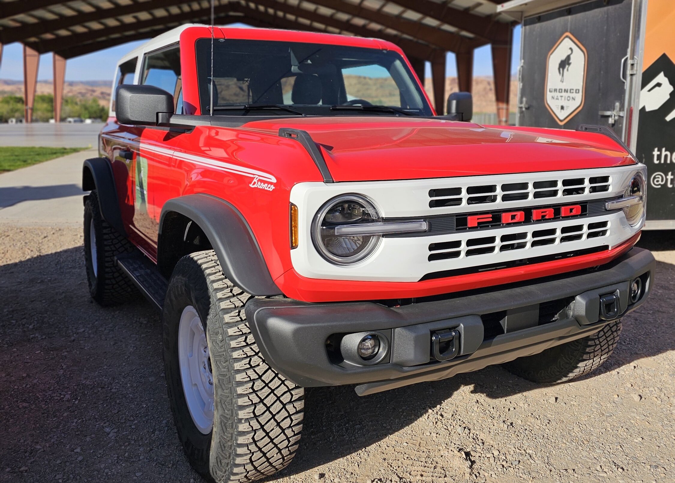 2 Door Heritage Bronco seen at Bronco Safari Bronco6G 2021+ Ford